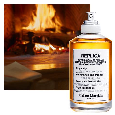 replica wood perfume|replica by the fireplace perfume.